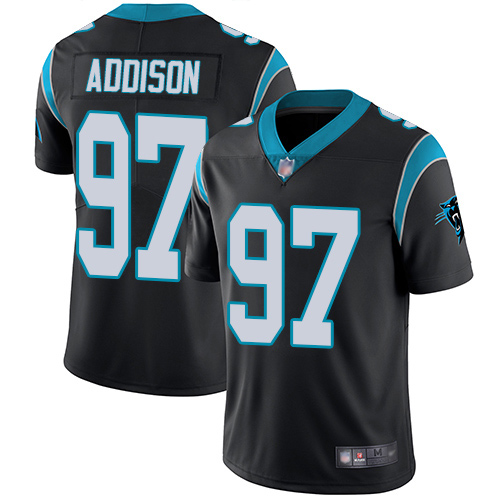 Carolina Panthers Limited Black Youth Mario Addison Home Jersey NFL Football #97 Vapor Untouchable